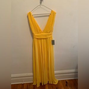 NWT Nordstrom Yellow gown